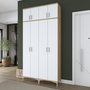 Hanah Home Soporte de Entrada EA161 - 4668 Nogal y Blanco